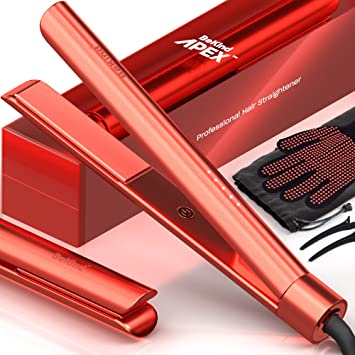 Photo 1 of Bekind Apex 2-in-1 Hair Straightener Flat Iron, Straightener and Curler for All Hairstyles, 15s Fast Heating, Temperature Memory, Gift for Girls Women (Living Coral)
