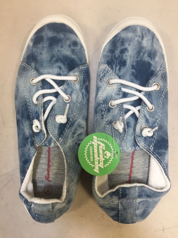 Photo 1 of funky monkey tie dye blue shoes
SIZE 8 WOMENS