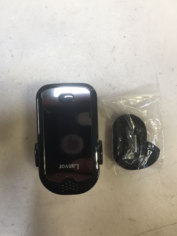 Photo 3 of Lanvor Fingertip Pulse Oximeter, Blood Oxygen Saturation Monitor with OLED Display, Portable Digital (SpO2) Meter with Batteries and Lanyard
