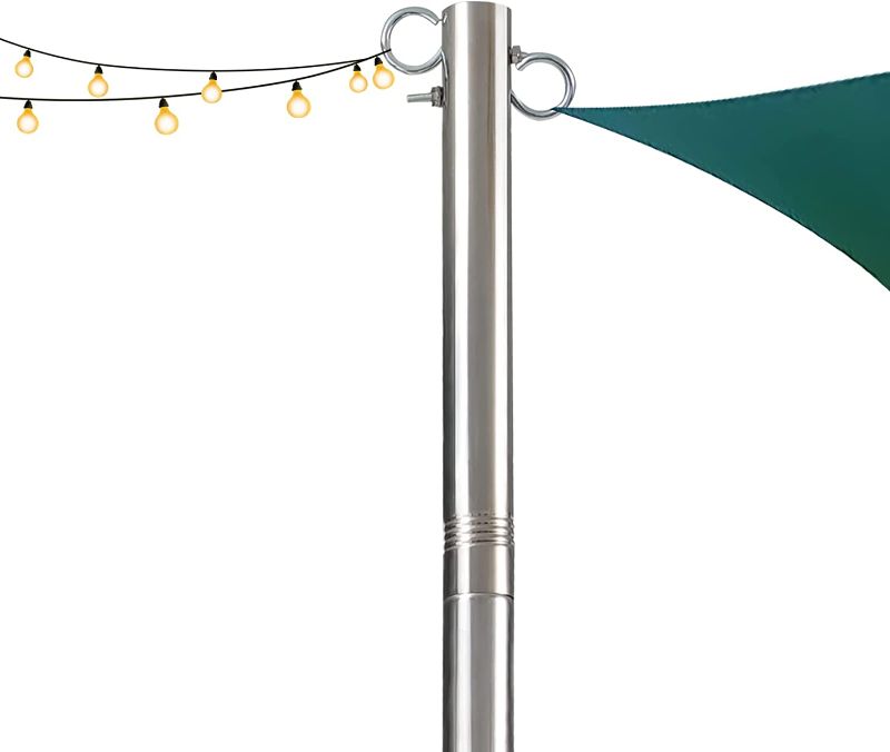 Photo 1 of  String Light Poles for Outside,Heavy Duty Pole----pole only