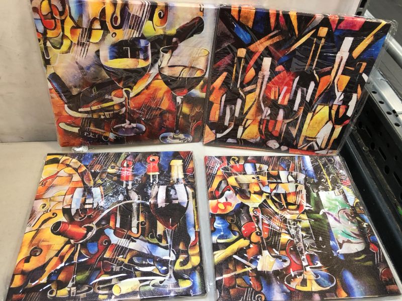 Photo 1 of 4 pcs Decorative Canvas Frame small