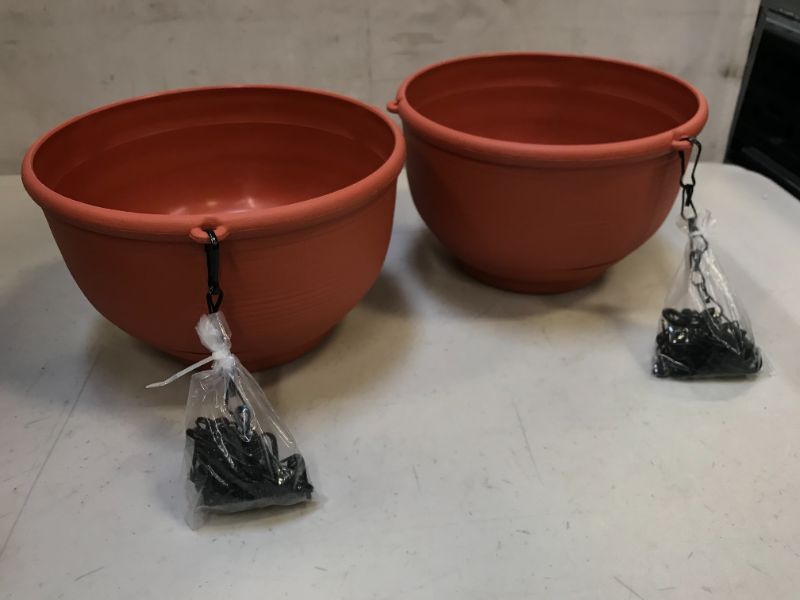 Photo 2 of 2 PACK HANGING POTS FOR PLANTS