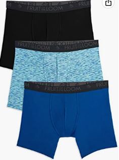 Photo 1 of Fruit of the Loom Men's Breathable Boxer Briefs (Regular & Big Man) (Size L)
