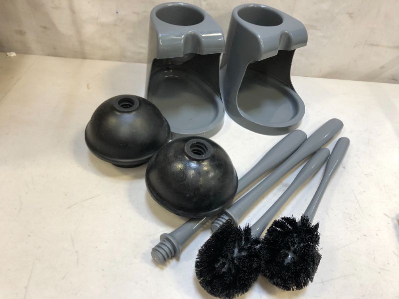 Photo 1 of 2 sets Toilet Plunger and Bowl Brush Combo