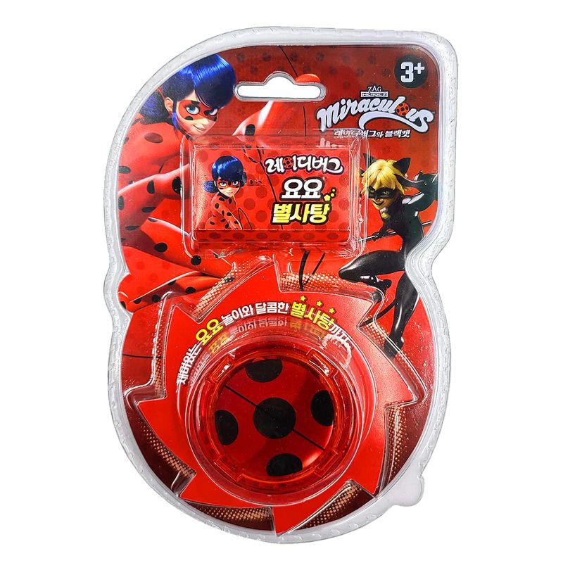 Photo 1 of TREE FARM Ladybug Yo-Yo Candy | Ladybug Yoyo Candy | Sweet Star Candy | Character Candy | Return Yo Yo Sweet Candy | Ladybug Candy | Korean Candy | superhero candy
