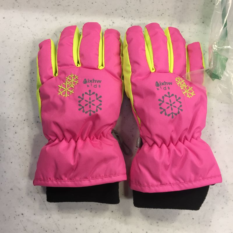 Photo 1 of Aixhw Kids Winter Snow Gloves Size Small With Neck Holding Removable Strap
