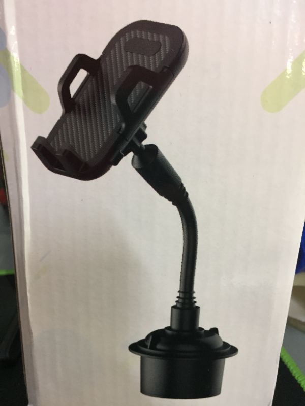 Photo 1 of 15in Car Cup Phone Holder, [Stable & Adjustable] Long Gooseneck Cup Holder Phone Mount for Car Truck