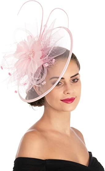 Photo 1 of Lucky Leaf Women Girl Fascinators Hair Clip Hairpin Hat Feather Cocktail Wedding Tea Party Hat
