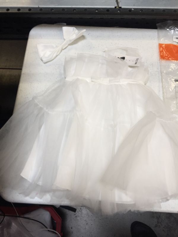 Photo 1 of NNJXD Girl Dress Kids Ruffles Lace Party Wedding Dresses
Size: 2T