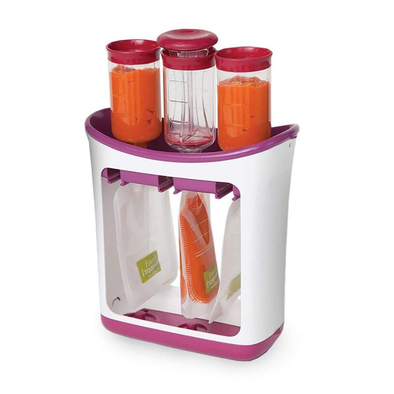 Photo 1 of Infantino Squeeze Station - Pouch Filling Station for semi-Solid Food for Babies and Toddlers, Dishwasher Safe and BPA Free for Homemade Baby Food
