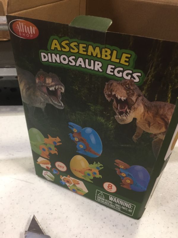 Photo 2 of 8 Pack Take Apart STEM Dinosaur Toys for Kids 3-5 Prefilled Dinosaur Eggs Learning Educational Building Construction Set for Toddlers Boys Girls Age 3 4 5 6 7 8 Year Old Birthday Gifts
