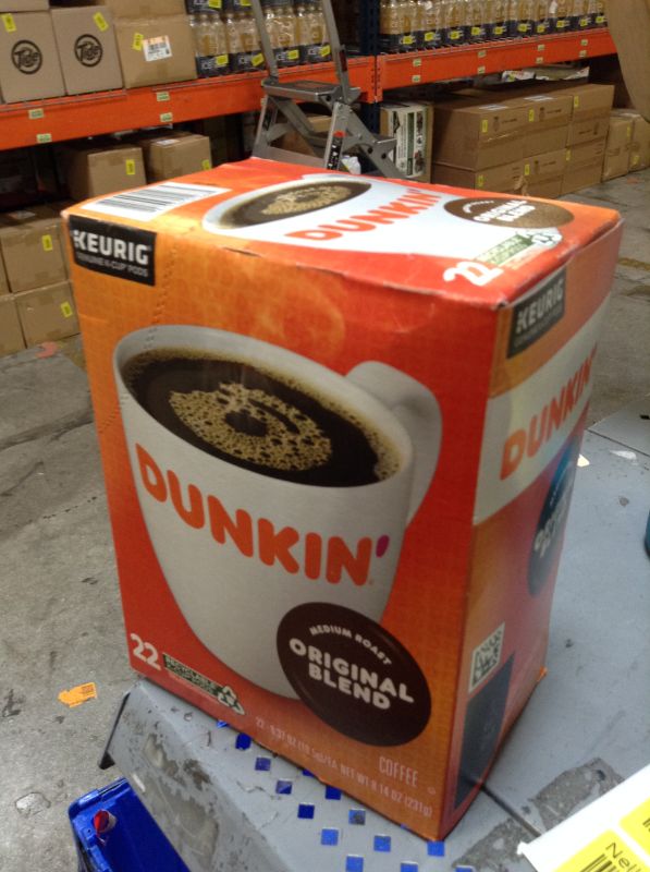 Photo 2 of Dunkin' Original Blend, Medium Roast, Keurig K-Cup Pods - 22ct
Best By: Aug 27, 2022