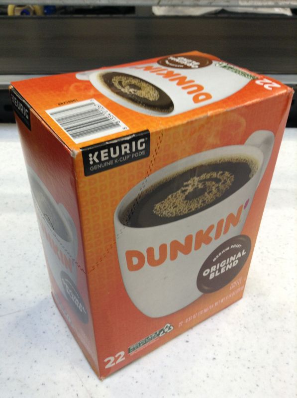 Photo 2 of Dunkin' Original Blend, Medium Roast, Keurig K-Cup Pods - 22ct
Best By: July 19, 2022