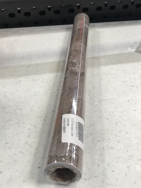 Photo 1 of Brown Marble Contact Paper for Countertops Waterproof 15.7”x78.8” Marble Wallpaper Peel and Stick Self Adhesive Removable Kitchen Countertop Contact Paper Wallpaper for Cabinets Desk Furniture