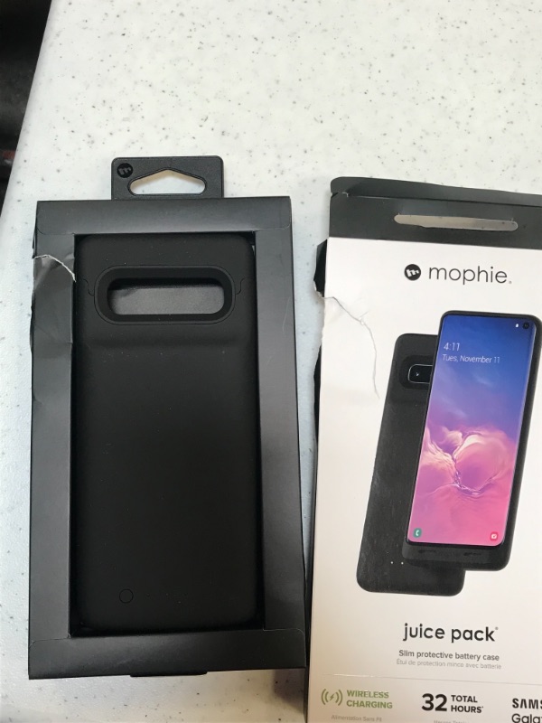 Photo 1 of mophie Juice Pack - Protective Battery Case for Samsung Galaxy S10e – Charging Case – Wireless Charging – High-Impact Protection
