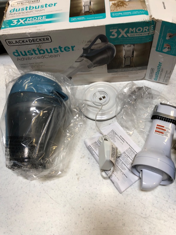 Photo 2 of BLACK+DECKER dustbuster AdvancedClean Cordless Handheld Vacuum (CHV1410L)
