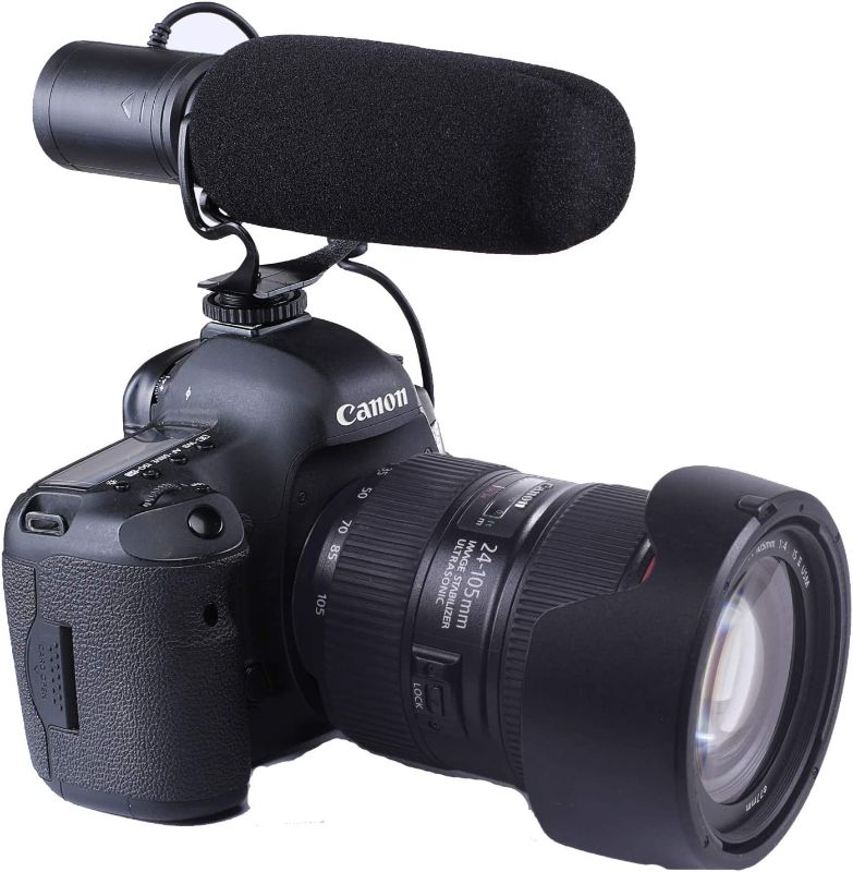 Photo 1 of Nicama SGM5 Cardioid Condenser Interview Microphone for DSLR Camera Nikon Canon Sony Mirrorless Camera DV Camcorder
