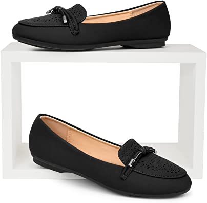 Photo 1 of BEST TRENDY Women's Flats Women's Comfortable Ballet Flats Comfortable Flats Women's Comfortable Round Toe Women's Flat Casual Flats Ladies Dress Up Foam Non-Slip Round Toe Flats SIZE 8 
