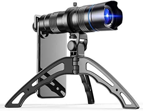 Photo 1 of MIAO LAB HD 20-40X Zoom Lens with Tripod Telephoto Mobile Phone Lens Telescope for iPhone13 Samsung Other Smartphones Hunting Camping Sports

