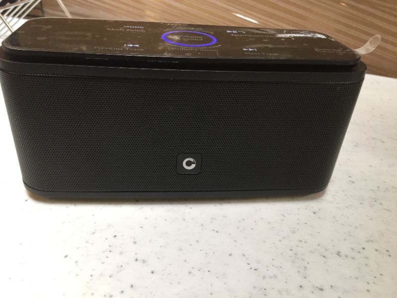 Photo 6 of Bluetooth Speaker, DOSS SoundBox Pro+ Wireless Speaker with 24W Stereo Sound, Punchy Bass, IPX5 Waterproof, 15Hrs Playtime, Wireless Stereo Pairing, Multi-Colors Lights, Speaker for Home,Outdoor-Black ----GREAT CONDITION
