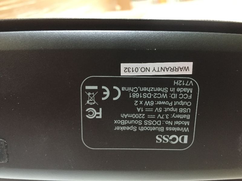 Photo 5 of Bluetooth Speaker, DOSS SoundBox Pro+ Wireless Speaker with 24W Stereo Sound, Punchy Bass, IPX5 Waterproof, 15Hrs Playtime, Wireless Stereo Pairing, Multi-Colors Lights, Speaker for Home,Outdoor-Black ----GREAT CONDITION
