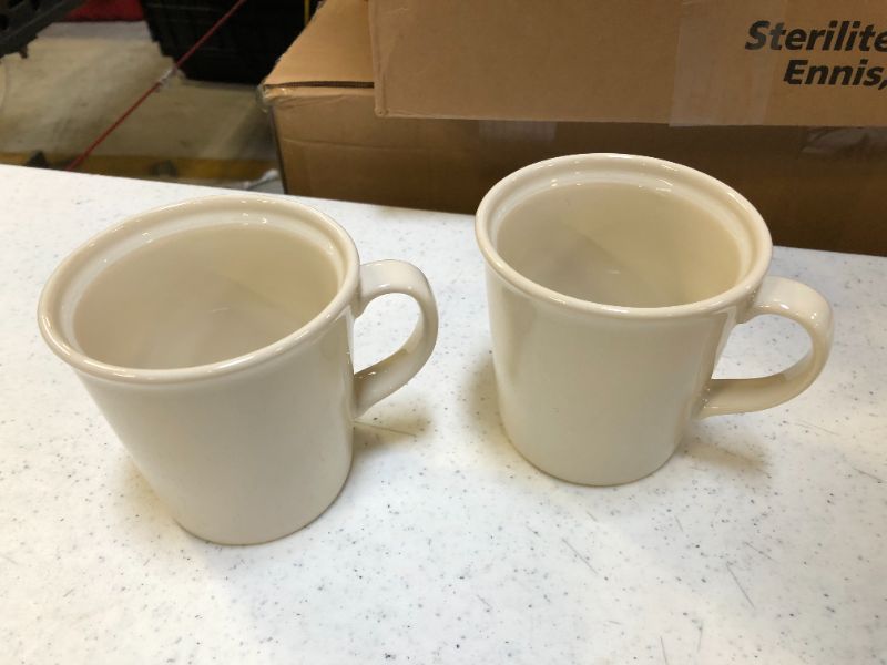 Photo 2 of 14oz Porcelain Woodbridge Mug White - Threshold (2 PACK)