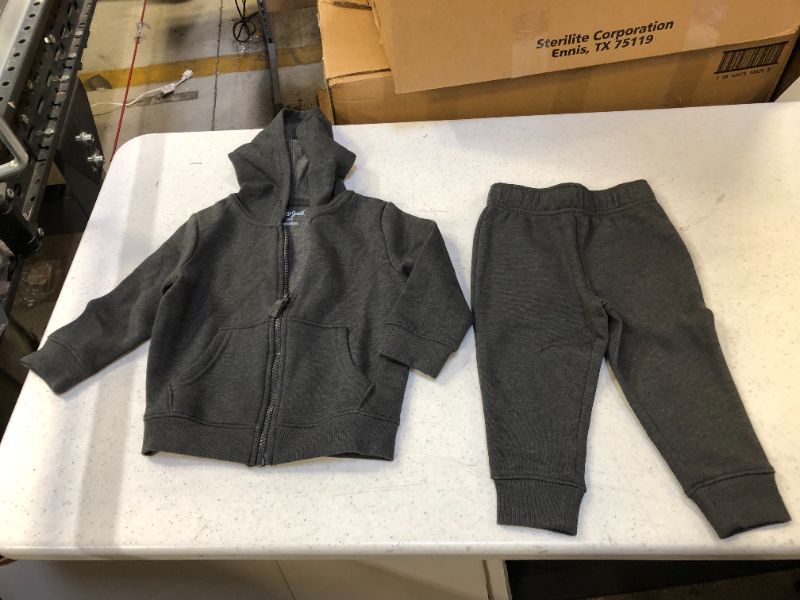 Photo 1 of Cat & Jack Kids / Toddler Outfit, Hoodie and Sweats, Gray, 18 MO