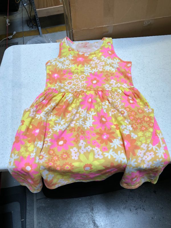 Photo 2 of Girls' Printed Sleeveless Knit Dress - Cat & Jack LARGE