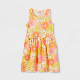 Photo 1 of Girls' Printed Sleeveless Knit Dress - Cat & Jack LARGE