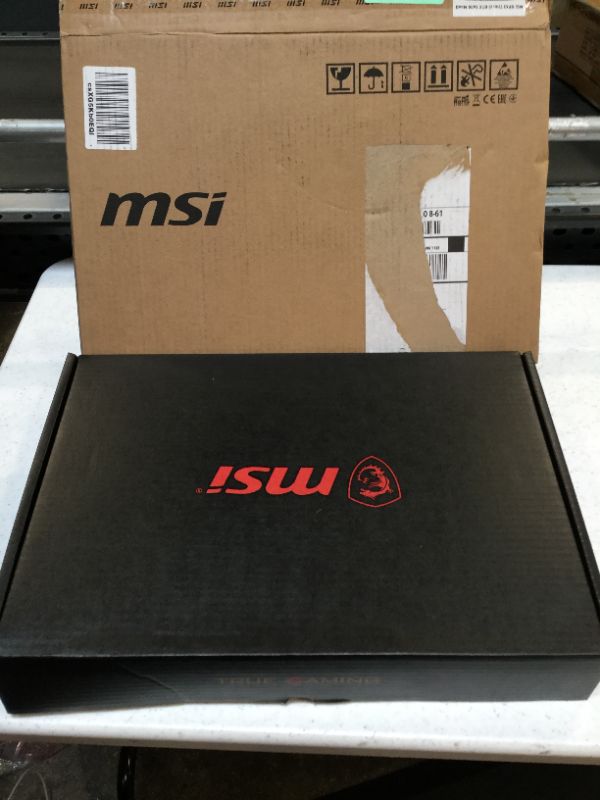 Photo 4 of MSI GF63 15.6" Gaming Laptop - Black (Intel Core I5-10500H/256GB SSD/8GB RAM/NVIDIA GeForce GTX1650)