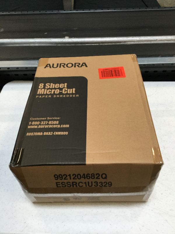 Photo 2 of Aurora GB High Security 8-Sheet Micro-Cut Paper Shredder ( BRAND NEW )