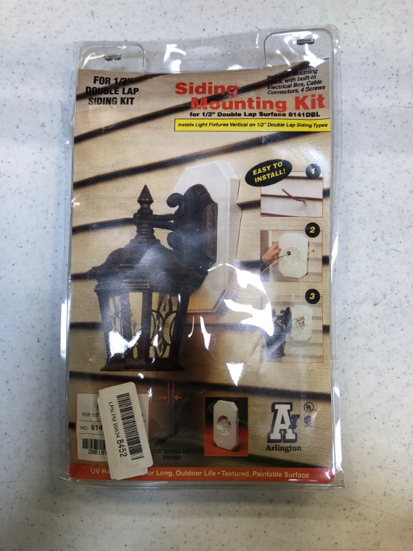 Photo 2 of Arlington 8141DBL Siding Mounting Kits with Built-in Box