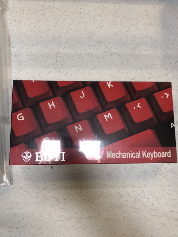 Photo 2 of BOYI Wired 60% Mechanical Gaming Keyboard,Mini RGB Cherry MX Switch PBT Keycaps NKRO Programmable Type-C Keyboard for Gaming and Working (Black Red Rose Color,Cherry Brown Switch)
factory sealed