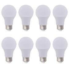 Photo 1 of 60-Watt Equivalent A19 CEC Rated LED Light Bulb Soft White (8-Pack)
