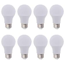 Photo 1 of 60-Watt Equivalent A19 CEC Rated LED Light Bulb Soft White (8-Pack)

