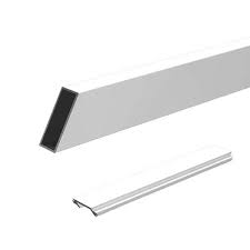 Photo 1 of 6 ft. White Aluminum Deck Railing Wide Stair Picket and Spacer Kit
