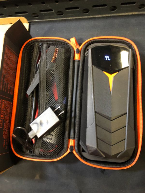 Photo 3 of Car Jump Starter, SUNPOW 2000A Peak 20000mAh Lithium Jump Starter Battery Pack(Up to All Gas and 8.5L Diesel),12V Battery Booster for Cars, Trucks, SUV, Portable Power Pack with LCD Screen & LED Light
