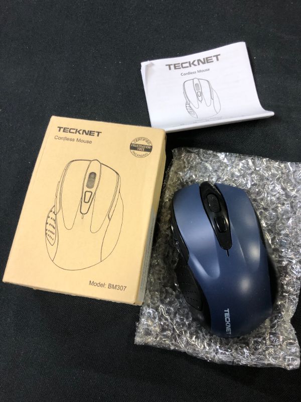 Photo 2 of TeckNet 2600DPI Bluetooth Wireless Mouse, 12 Months Battery Life with Battery Indicator, 2600/2000/1600/1200/800DPI
