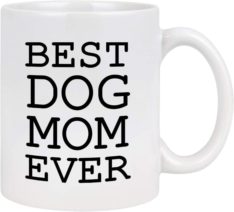 Photo 1 of Best Dog Mom Ever Coffee Mug Mothers Day Gifts for Mom from Daughter Son Dog Mom Gifts Dog Lover Gifts for Women Birthday for Mom Women Mom Coffee Cups 11 Oz White
