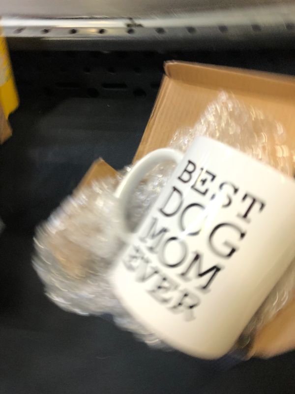 Photo 2 of Best Dog Mom Ever Coffee Mug Mothers Day Gifts for Mom from Daughter Son Dog Mom Gifts Dog Lover Gifts for Women Birthday for Mom Women Mom Coffee Cups 11 Oz White
