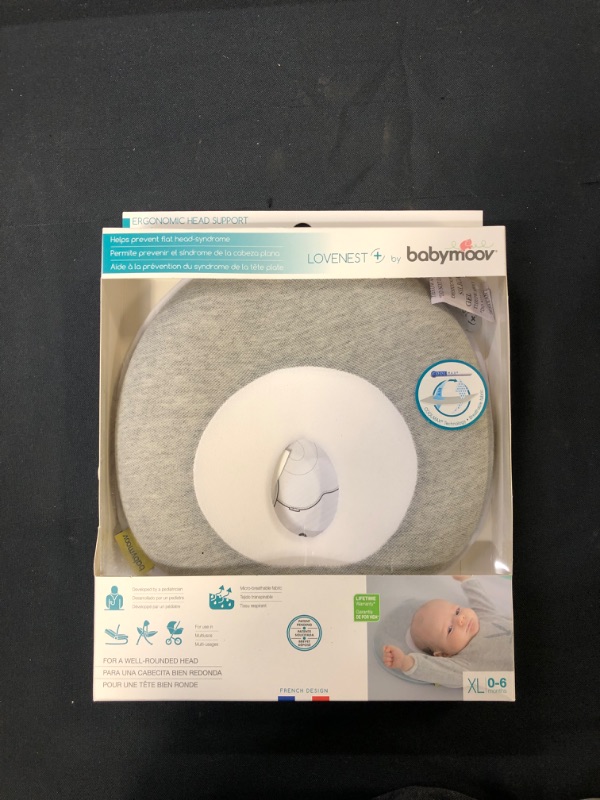 Photo 2 of Babymoov Lovenest Plus Baby Pillow, Pediatrician Designed Infant Head & Neck Support to Prevent Flat Head Syndrome (Patented Design)
