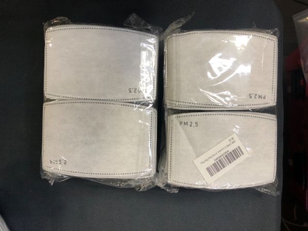 Photo 2 of 150 PCS PM 2.5 Activated Carbon Filters,5 Layers Replaceable Anti Haze Filter Paper, Set of 2
