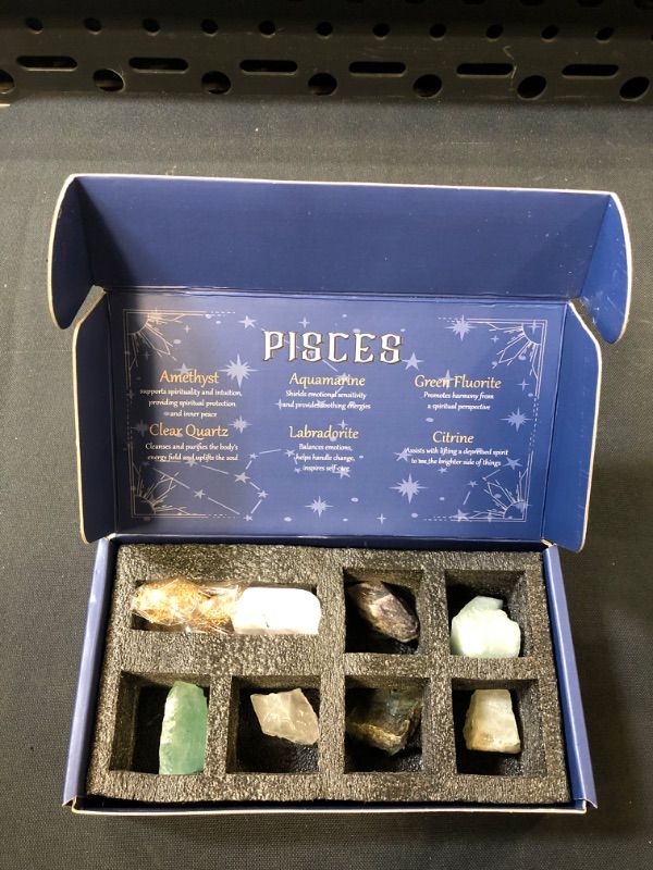 Photo 2 of Zodiac Crystal Gift Set. Pisces