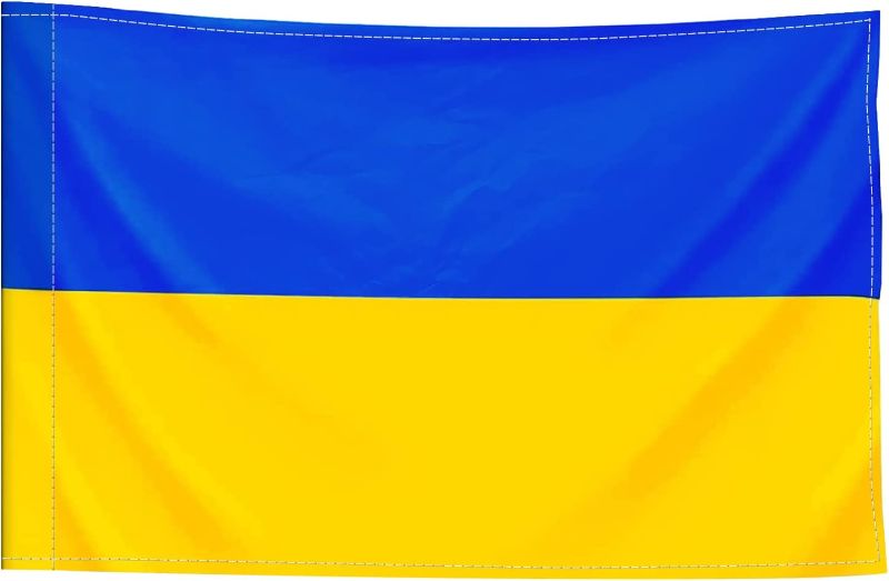 Photo 1 of 5 PK Ukraine Flag 3x5 Ft National Polyester Flags, Ukrainian Flag, Ukrainian Flag3x5 Foot for Outdoor Indoor Decoration (blue yellow)
