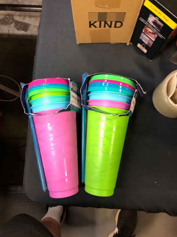 Photo 2 of 2 PK Color Changing Camo Tumbler and Straw Set
