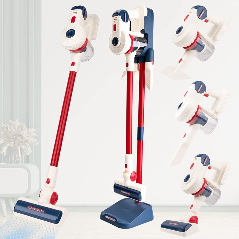 Photo 1 of Bezzoni Kids Vacuum That Really Works , Kids Cleaning Set with Lights & Sounds, Cord-Free Pretend Play Housekeeping Vacuum with Real Suction, Best Helper for Cultivating Kids' Hands-on Ability

