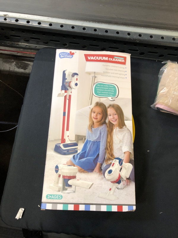 Photo 2 of Bezzoni Kids Vacuum That Really Works , Kids Cleaning Set with Lights & Sounds, Cord-Free Pretend Play Housekeeping Vacuum with Real Suction, Best Helper for Cultivating Kids' Hands-on Ability
