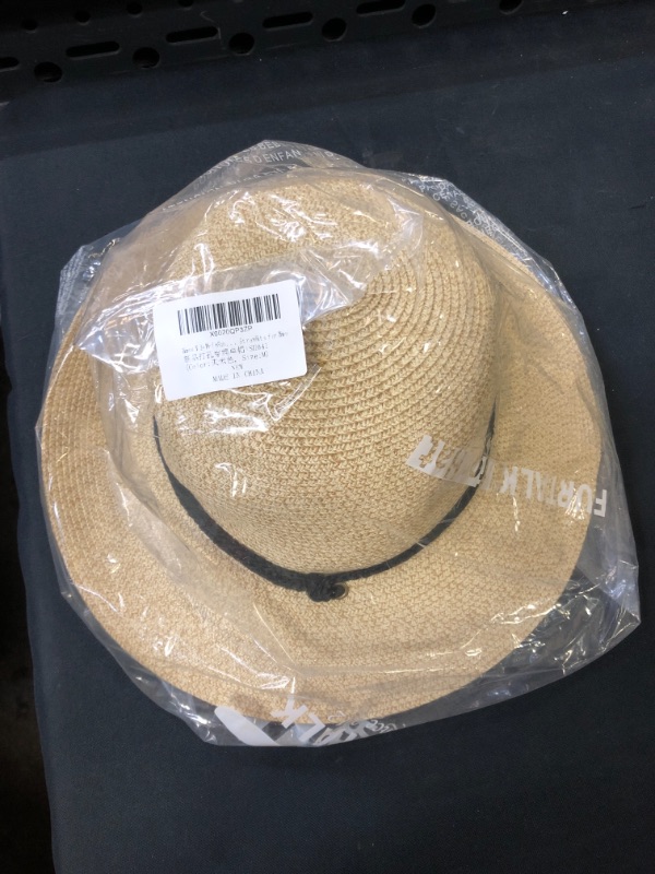 Photo 2 of FURTALK Womens Wide Brim Sun Hat with Wind Lanyard UPF Summer Straw Sun Hats for Women
- medium size 