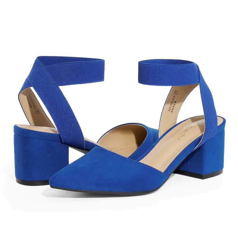 Photo 1 of DREAMPARIS Pointed Toe Pumps with Ankle Strap - SIZE 8.5 -