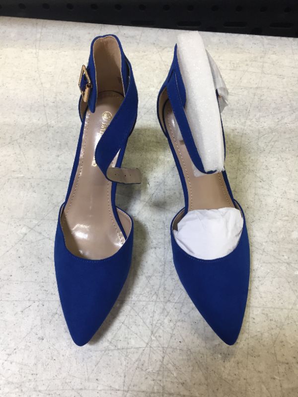 Photo 2 of DREAMPARIS Pointed Toe Pumps with Ankle Strap - SIZE 8.5 -